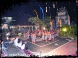 kecak dinner di Tanah Lot