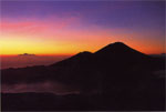 Sunrise from Batur mountain Bali